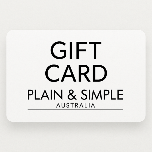 Plain & Simple Gift Card
