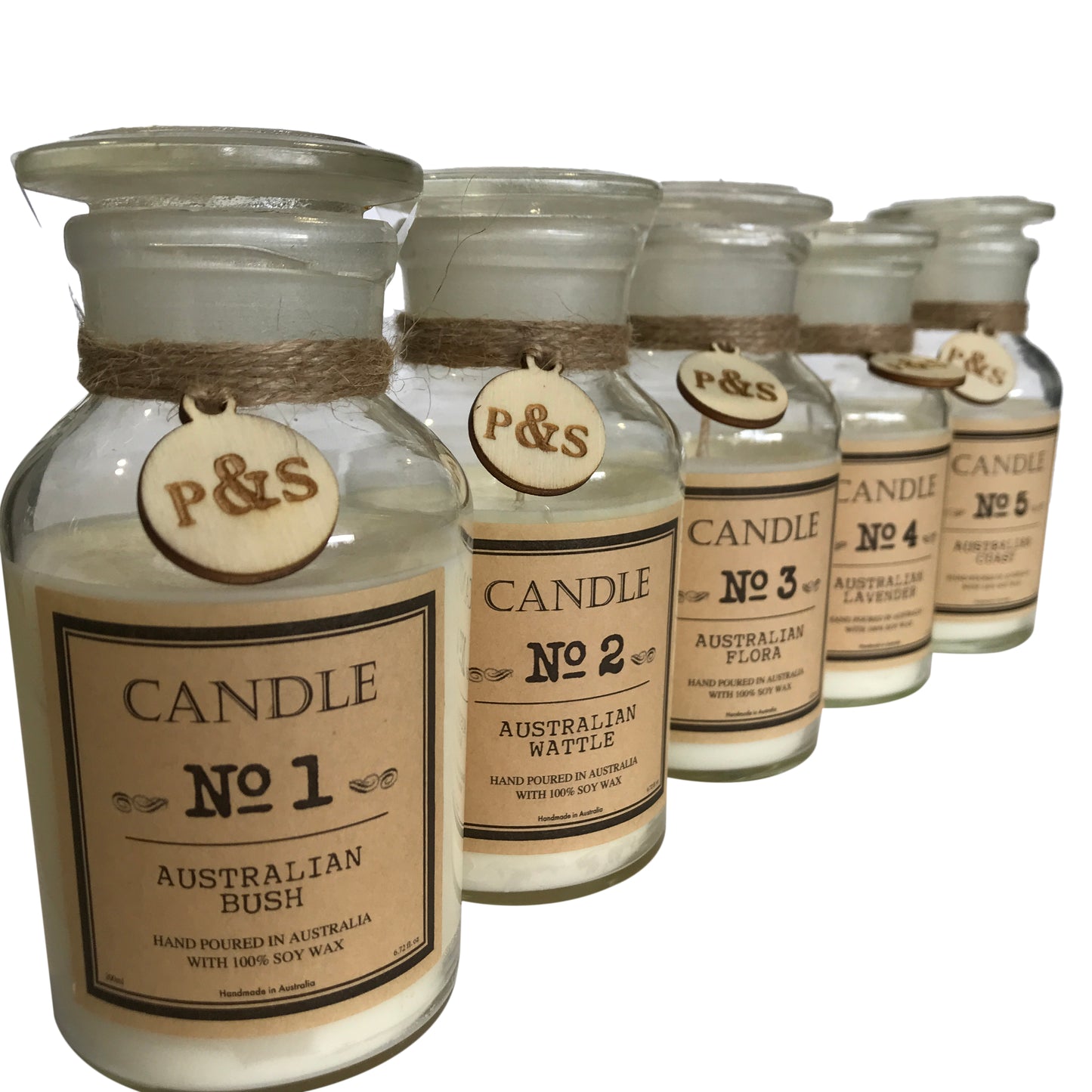 Australian Candle - Clear Glass