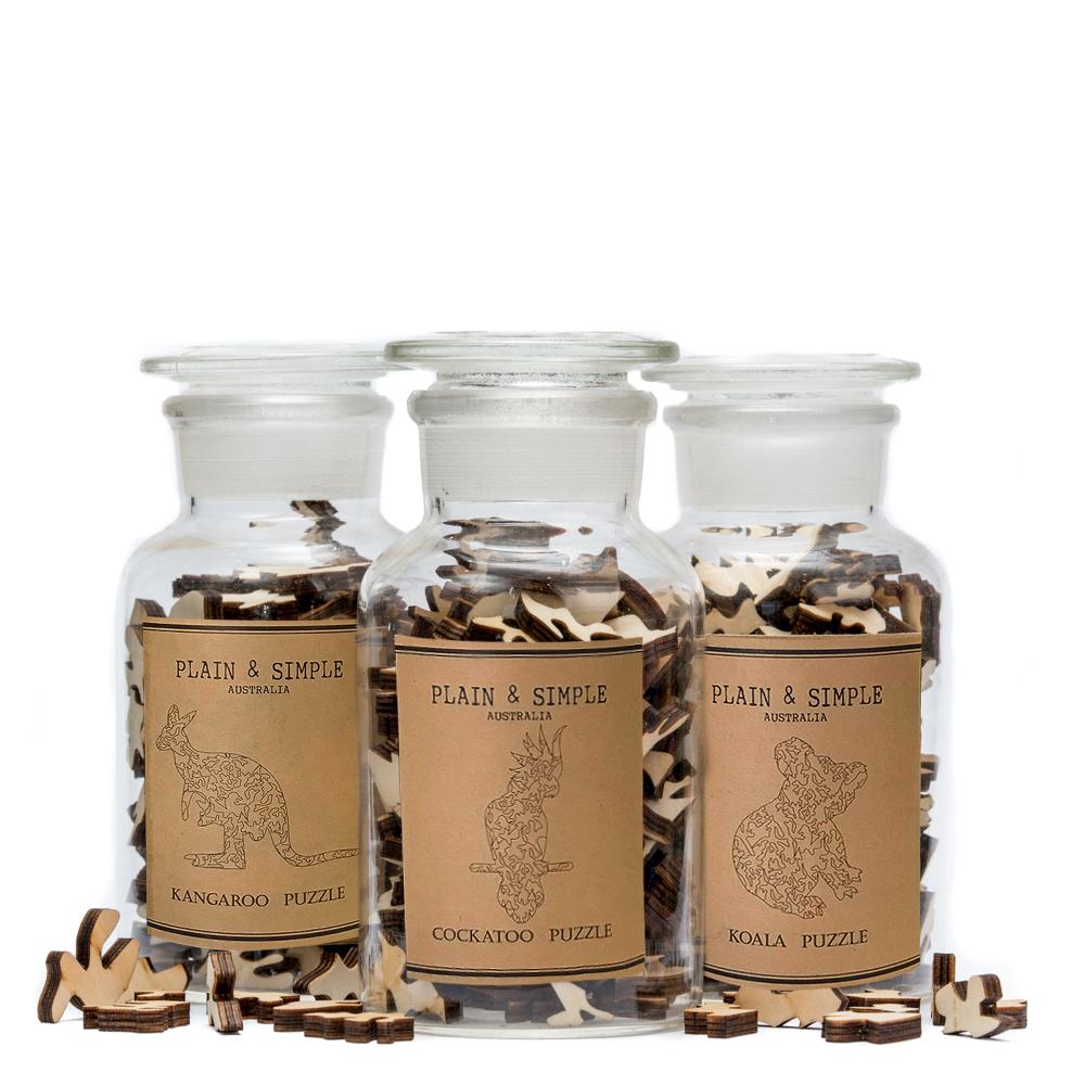 Walking Neanderthal - Wooden Jigsaw Puzzle